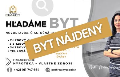 Predávate byt v Prešove? Máme pre Vás kupujúceho. Byt nájdený!