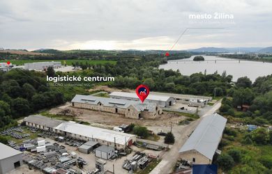 Pozemok 3560 m2 na ľahký priemysel a skladovanie so starou tehlovou halou | Strečno | Kamenná