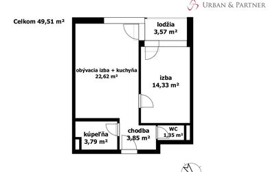 NOVOSTAVBA 2 izbový byt v perfektnej lokalite blízko centra mesta.