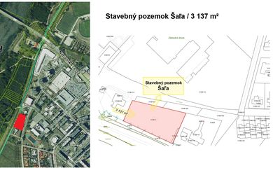 Stavebný pozemok v Šali vhodný aj na Bytovú výstavbu s až 100% zastavanosťou !