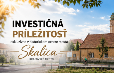 SKALICA: NIE VŠETKY INVESTÍCIE ZAČÍNAJÚ NOVOSTAVBOU...