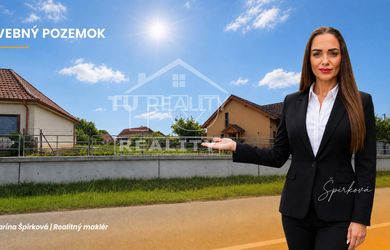 Stavebný pozemok s výmerou 649 m² v obci Nové Sady