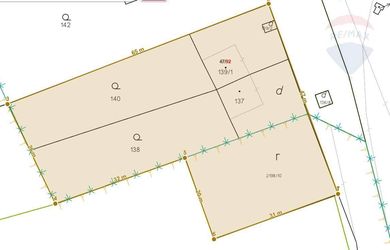 Investičné stavebné pozemky - 2278 m2 - Nitrianske Pravno
