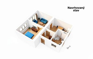 NA PREDAJ: 2-izbový byt s balkónom na Sídlisku I – ideálny na rekonštrukciu