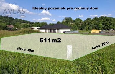 Slnečný pozemok 611m2 s potenciálom len na skok od Prešova