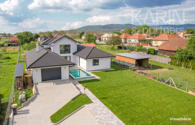 Luxusný 6i dom s bazénom a zapusteným sedením
