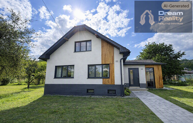 Rodinný dom v centre obce Nesluša s veľkým pozemkom 2166 m2 - REZERVOVANÉ