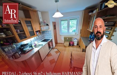 PREDAJ 2-izbový byt Harmanec 56 m2 s balkónom