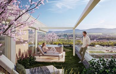 EXKLUZÍVNY 4i PENTHOUSE S PRIESTRANNOU TERASOU 79 m² | Záhradné sady