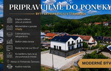 Nové byty v meste Žarnovica (ul. Partizánska)