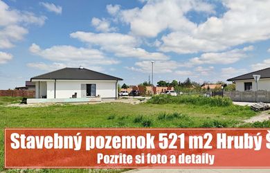 Pozemok v Hrubom Šúri pri Senci 521 m2 so stavebným povolením