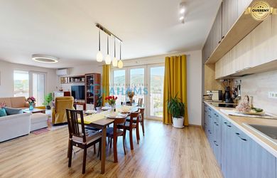 Jedinečný 4i strešný penthouse v projekte Bory – Nový Dvor, novostavba, terasa, lodžia, 2 kúpeľne, klimatizácia a 2 státia