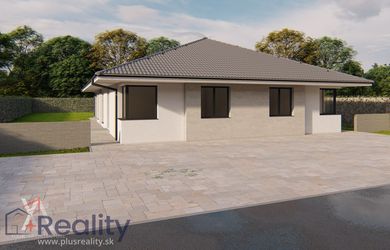 PLUS REALITY | Moderná štvorizbová novostavba s krytou terasou a parkovacími miestami v obci Vydrany na predaj!