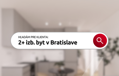 Hľadáme na kúpu 2 izb. byt v Dúbravke