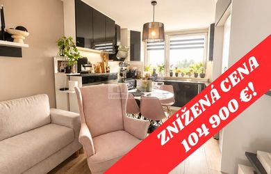 Moderný 3- izbový byt s balkónom na Mierovej ulici, Strážske