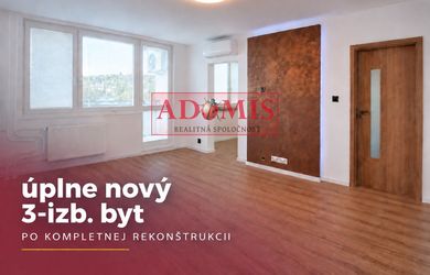 MODERNÝ 3-IZBOVÝ BYT PO KOMPLETNEJ REKONŠTRUKCII | 6 m LOGGIA | KOŠICE – SEVER, KALVÁRIA