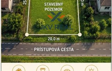 ???? STAVEBNÝ POZEMOK 500 m² | NITRIANSKE HRNČIAROVCE | SRDCE