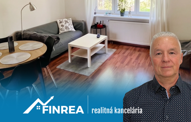 FINREA │Prenájom 2-izbového bytu v centre Martina