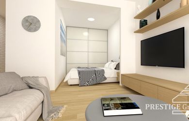 1 izbový byt + oddelená nočná časť,B.210, Rezidencia Thermae