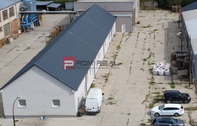 Nová hala 472 m² + dvor 1 812 m² – Budmerice