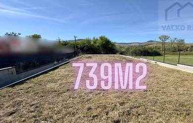 Stavebný pozemok 739m2, Lipany, okres Sabinov