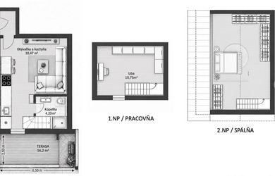 MDG |  Predaj 3-izb. menozentu s terasou a parkovaním, Hrachová ul., BA II