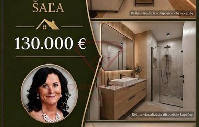 Na predaj 3 izbový byt v JEDINEČNEJ a OJEDINELEJ lokalite v meste Šaľa